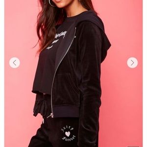 Juicy couture x forever velour hoodie